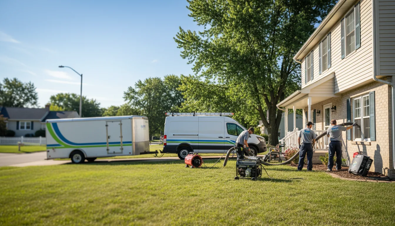 Flooded Basement Restoration And Cleanup With Repair in Comstock, MN near me